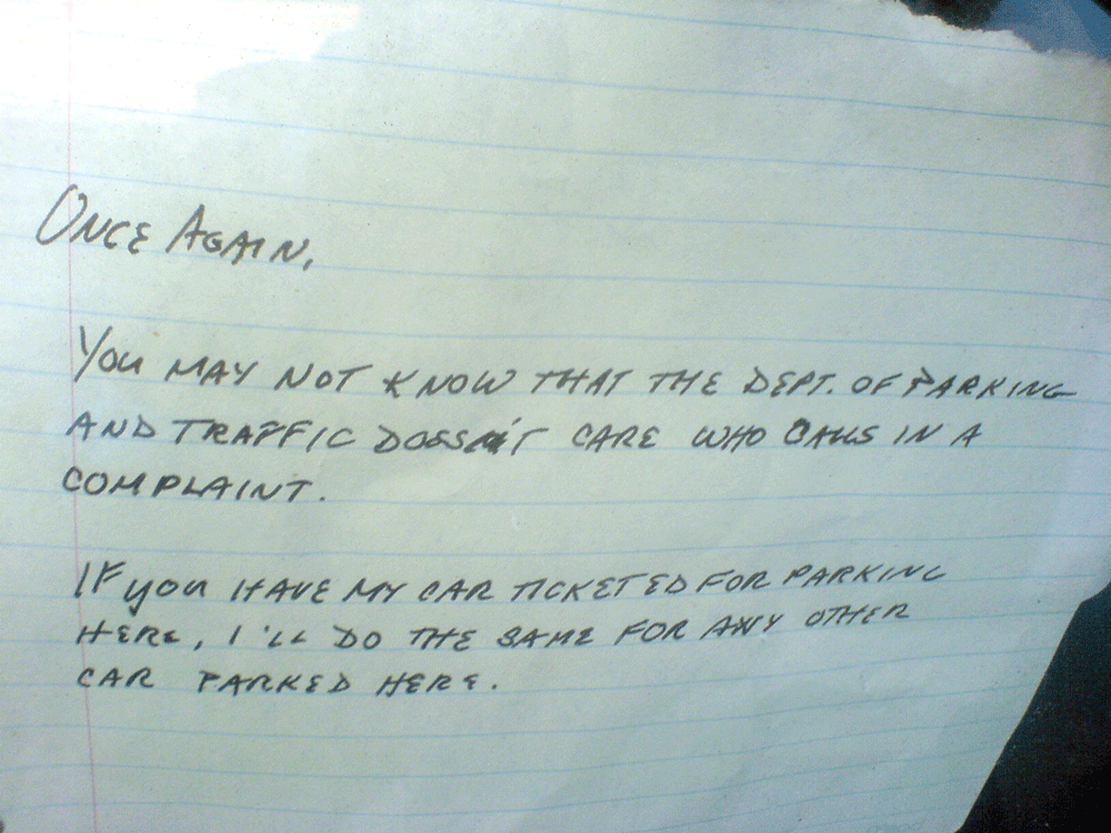 Funny Parking Notes Funny Parking Notes