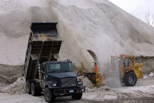 Helsinki finally rids self of giant pile of snow from last winter