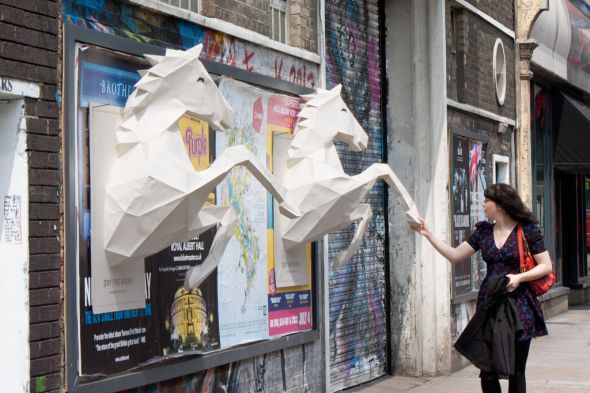 Dry the River - No Rest: 3D paper-crafted horses.jpeg