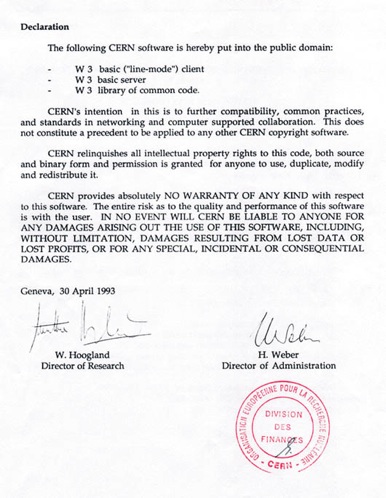 CERN letter