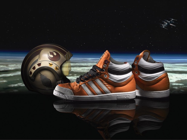 Adidas released a line of Star Wars trainers. Some of them are inspired by 
