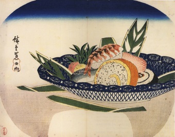  Wikipedia Commons 6 64 Hiroshige Bowl Of Sushi-1