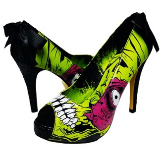 "Zombie Stomper" high heels