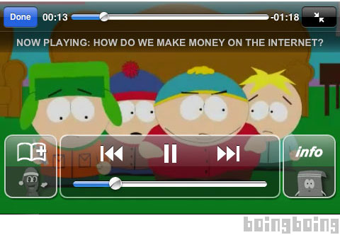 Apple has blocked the creators of South Park from selling an iPhone app based on the long-running cartoon series.