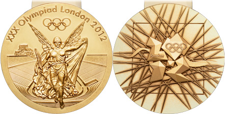 olympic gold medals contain only 1% gold; would cost $25,000 if